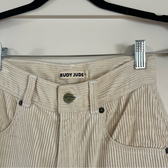 RUDY JUDE corduroy jeans size 0 - Picture 3 of 6